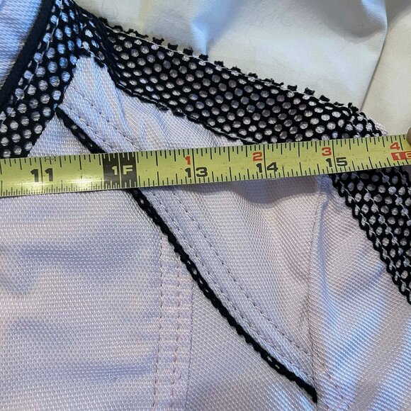 APANAGE PASTEL PINK jacket, SIZE XS, full zip-up. with black trims. - Picture 9 of 15